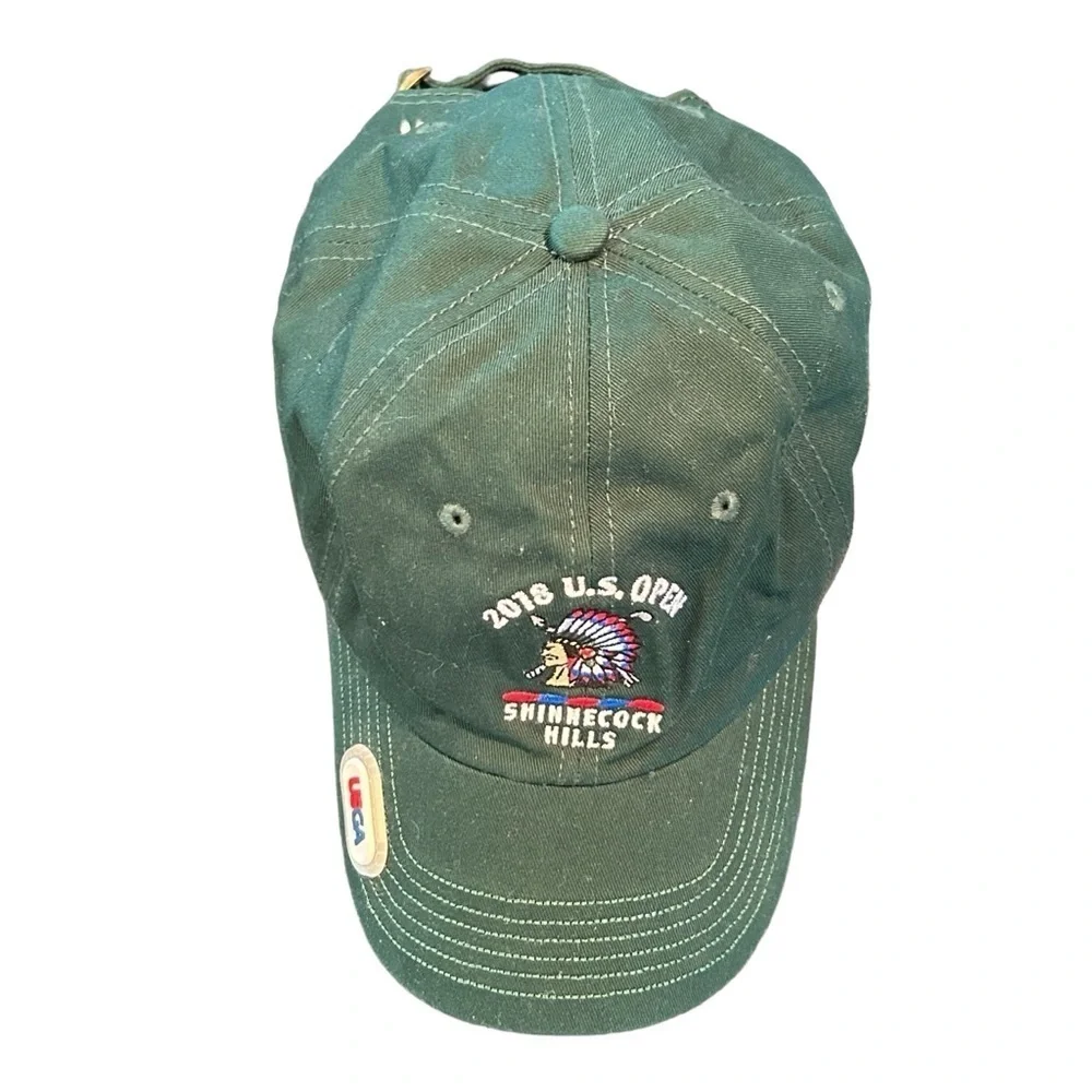 US Open Golf Hat Cap 2018 Shinnecock Hills USGA Member Adjustable Green